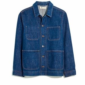 MADEWELL | Mens Denim Chore Coat | Size M | Dark Indigo